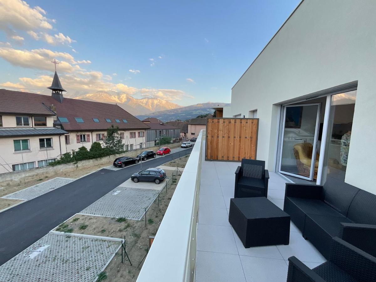 Appartement Au Pied Du Mont-Blanc 2! Sallanches Exteriör bild