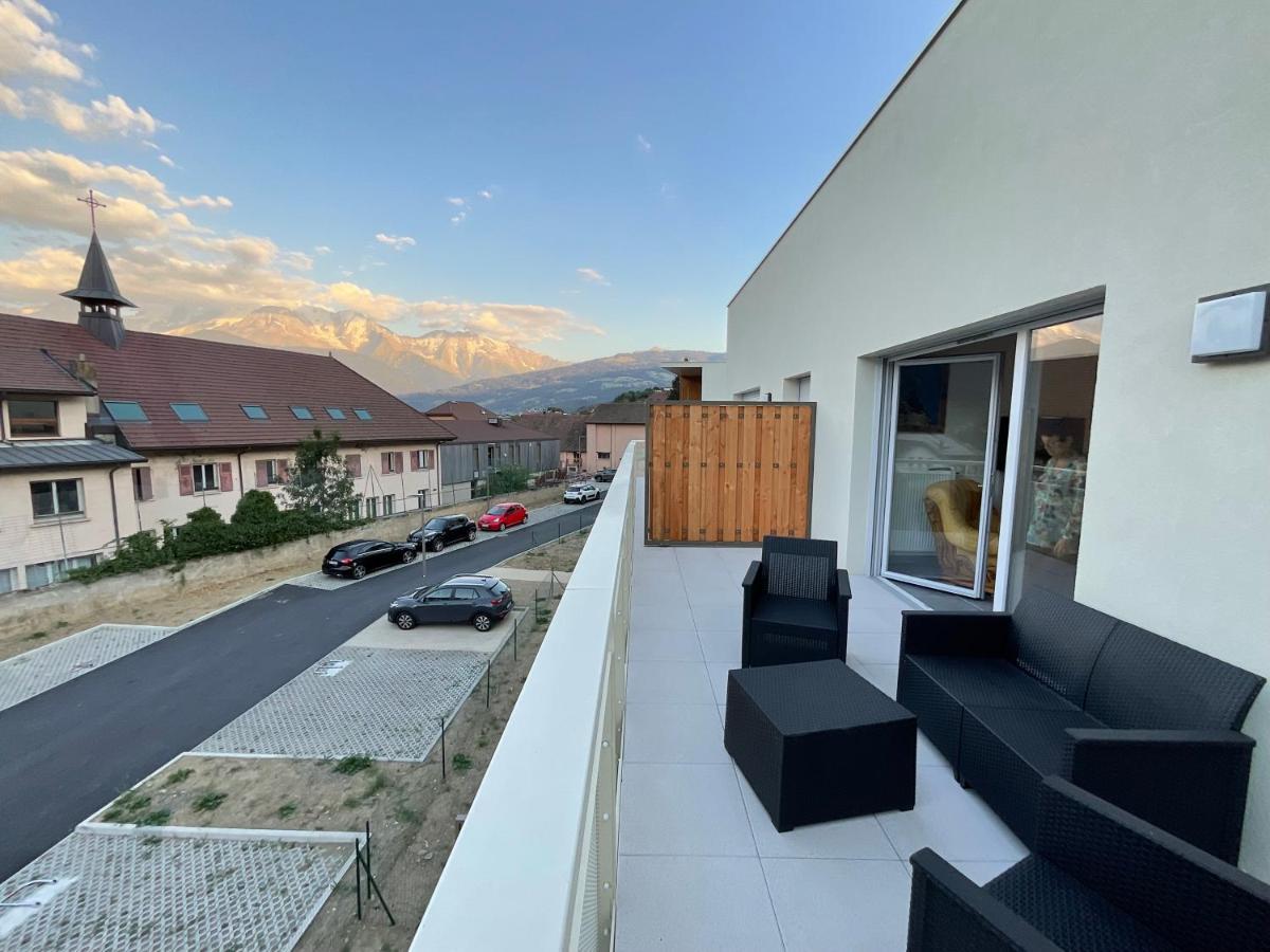 Appartement Au Pied Du Mont-Blanc 2! Sallanches Exteriör bild